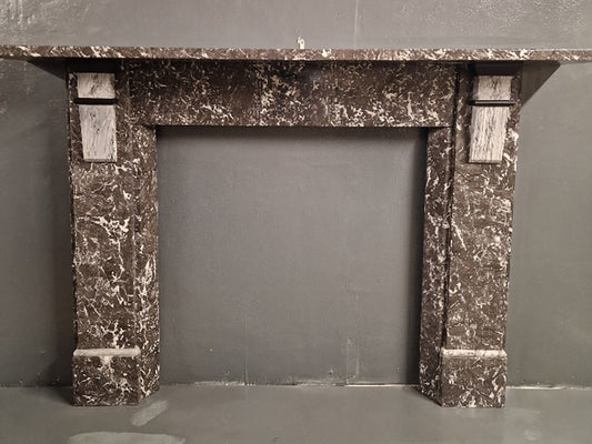 019 Original Marble Fireplace