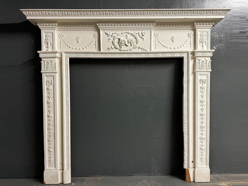 065 Replica 18th Century Georgian Design Wood Fireplace