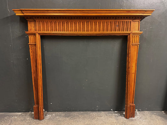 085 Original Georgian Pine Fireplace