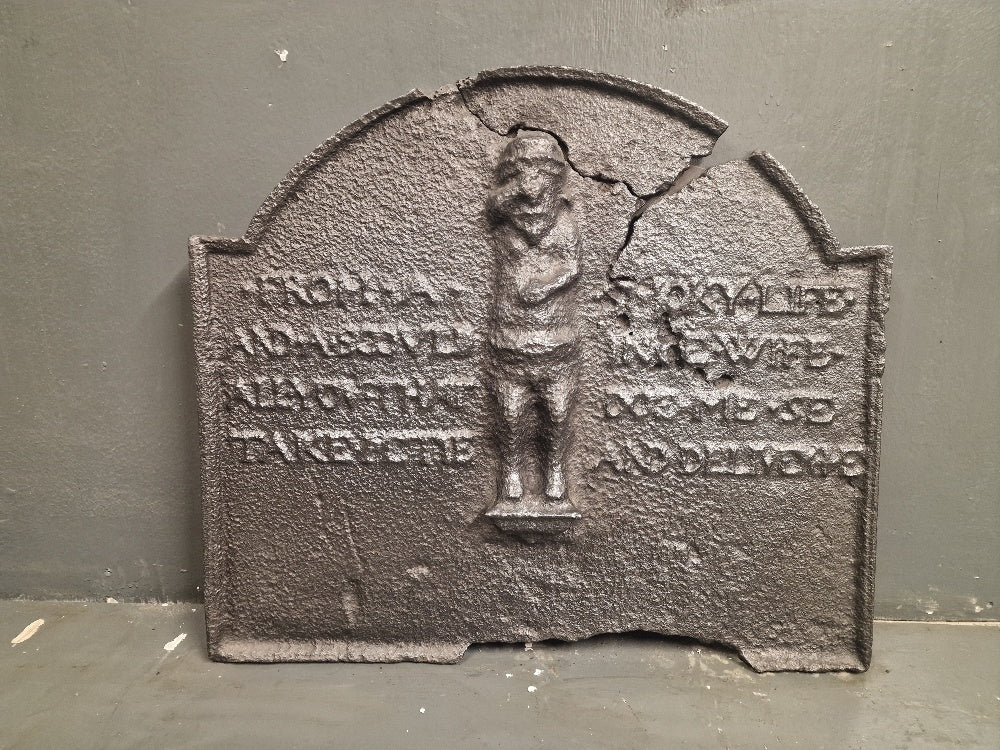 BP004 Original ‘Puddle Mould’ Cast Iron Back Plate