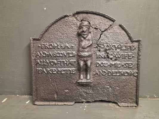 BP004 Original ‘Puddle Mould’ Cast Iron Back Plate