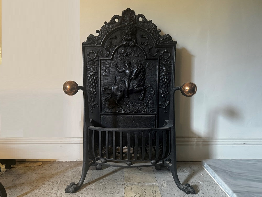 G005 Original 19th Century Arts & Crafts Fire Basket