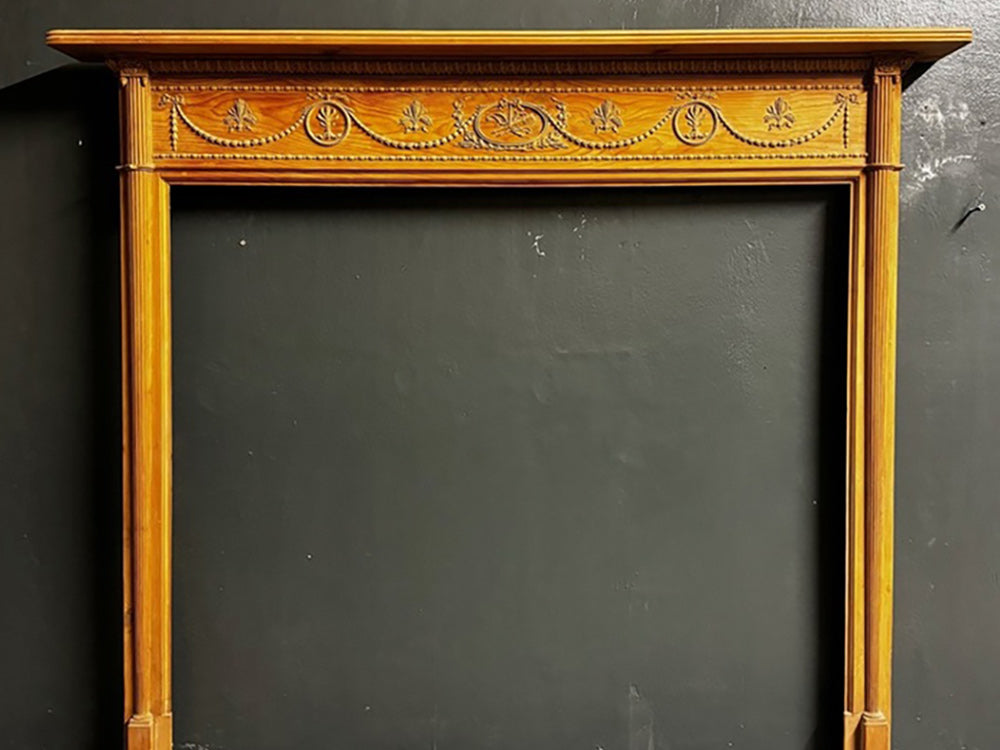 W033 Regency Pine and Composition Fireplace