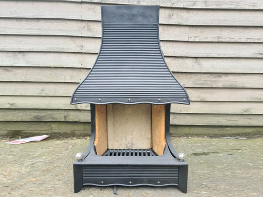 G017 Refurbished 18” Rayburn Rembrandt Canopy Fire Basket