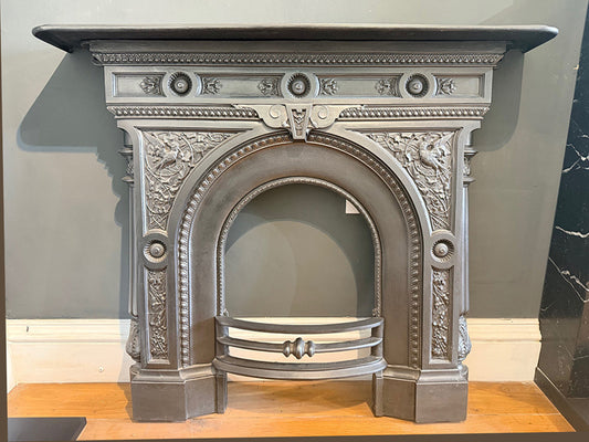 RG018 Highly decorative combination cast fireplace